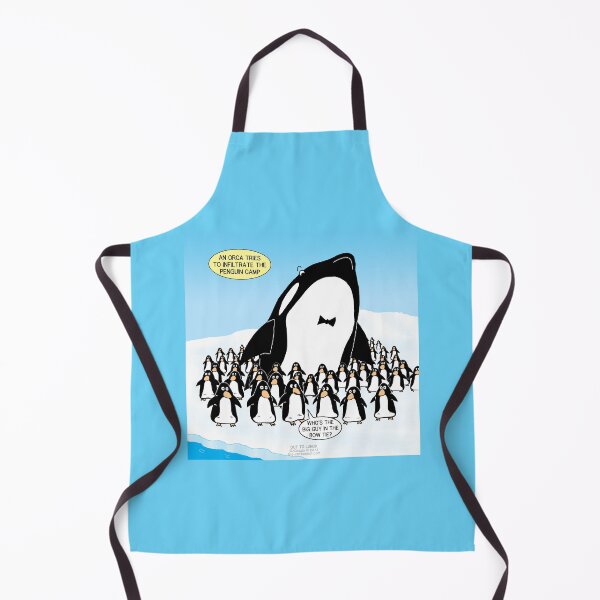 Item preview, Orca Spy in Penguin Camp designed and sold by Out to Lunch Cartoons and More.