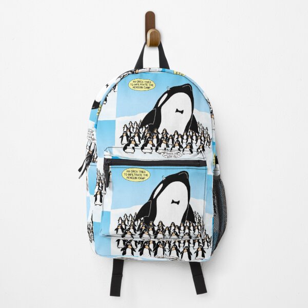 Item preview, Orca Spy in Penguin Camp designed and sold by Out to Lunch Cartoons and More.