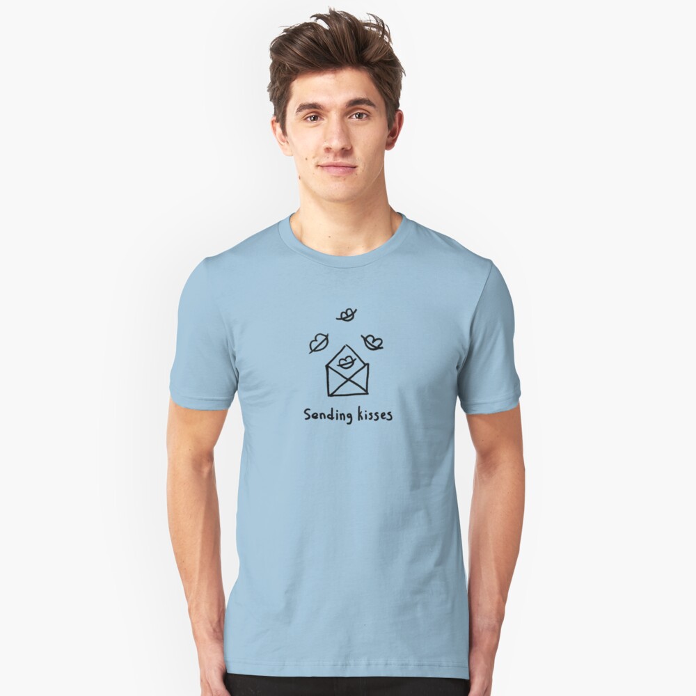 Sending kisses Slim Fit T-Shirt