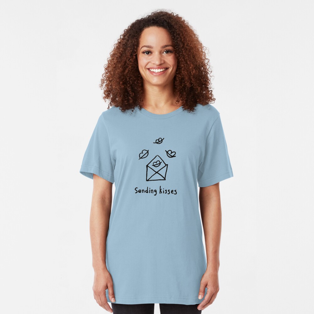 Sending kisses Slim Fit T-Shirt