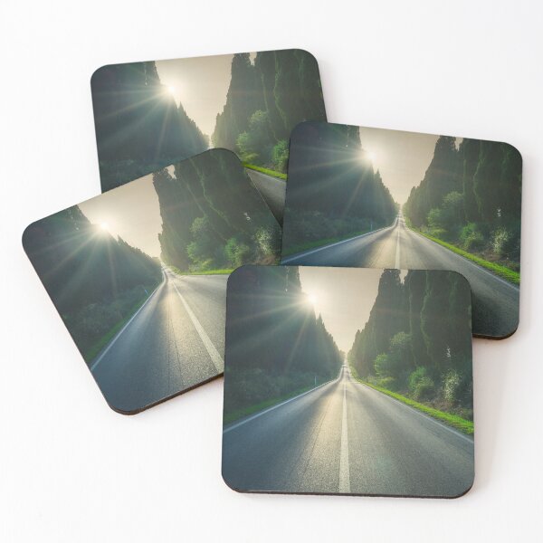 Item preview, Bolgheri cypresses avenue at sunset. Tuscany designed and sold by Stefano Orazzini.