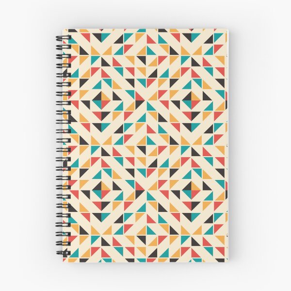 Item preview, Mid Century Colored Triangles Pattern designed and sold by La Chic.