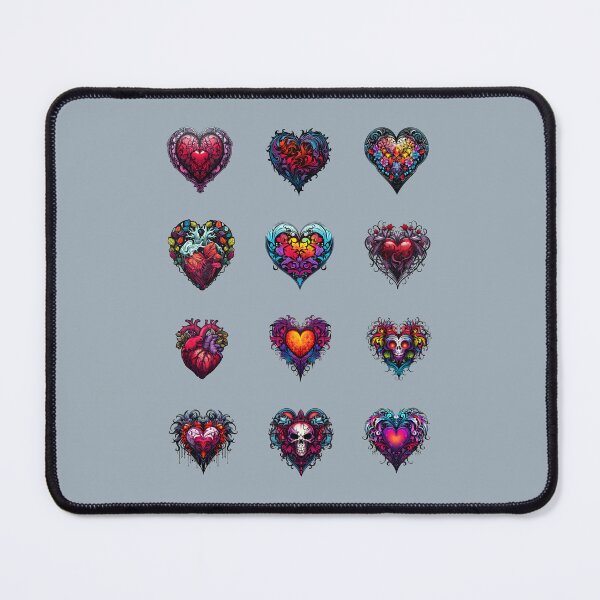 Item preview, Decorated Gothic Hearts pack designed and sold by ZenEverAI.