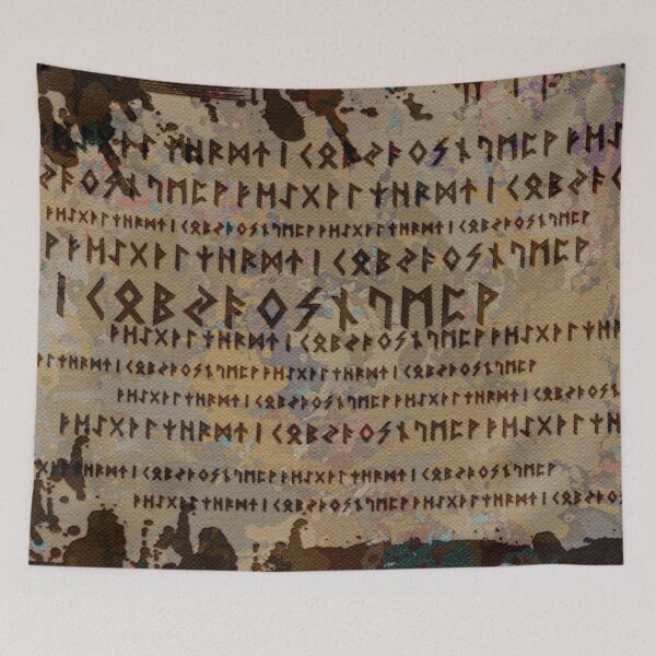 Item preview, Runic alphabet pattern designed and sold by k9printart.