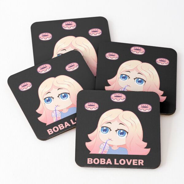 Item preview, Boba Bliss Pink Cartoon designed and sold by LirneShotsk.