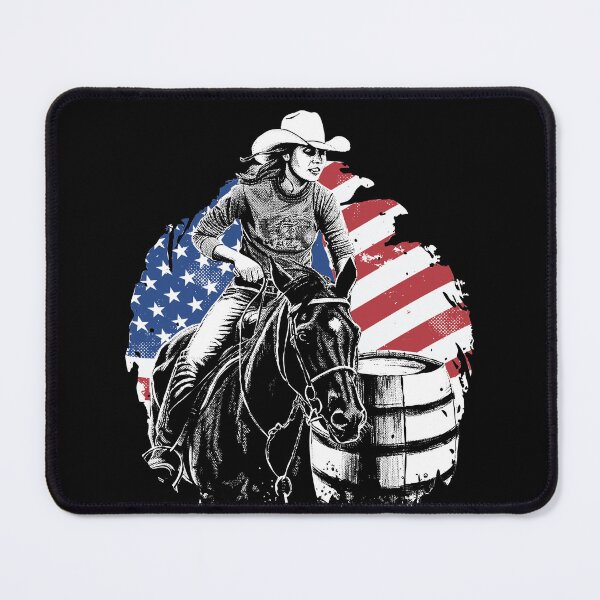 Item preview, Horse Lovers Design All American Girl Barrel Racing designed and sold by fantasticdesign.