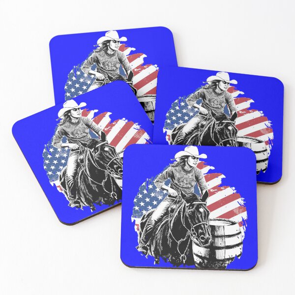Item preview, Horse Lovers Design All American Girl Barrel Racing designed and sold by fantasticdesign.