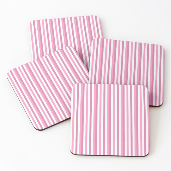 Item preview, Pink And White Stripes Pattern designed and sold by Designfs.
