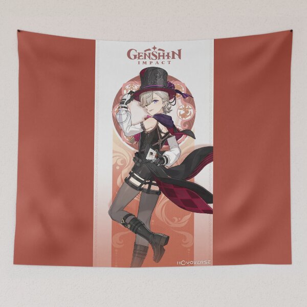 Item preview, Genshin Impact - Lyney Character Official Poster designed and sold by Krimsy.