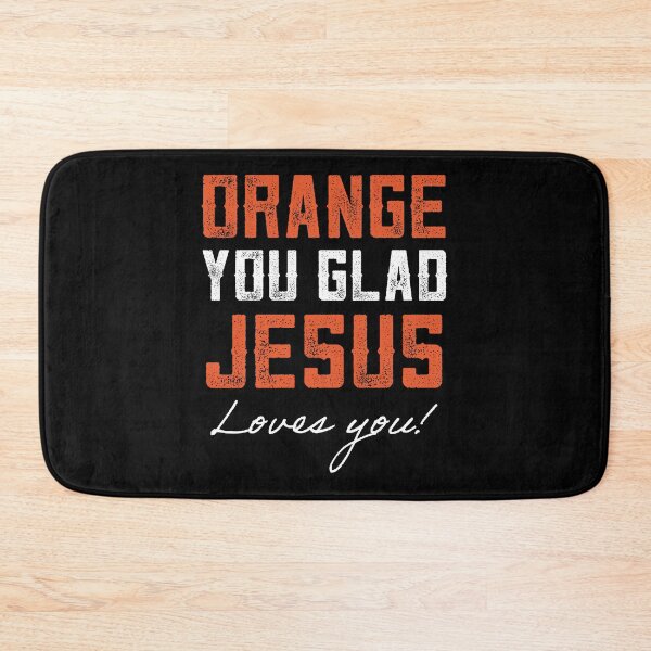 Item preview, Vintage-Orange You Glad Jesus Loves-You designed and sold by BarrelLive.
