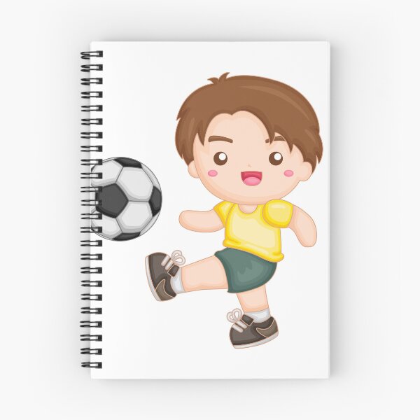 Item preview, Little boy kicking a soccer ball designed and sold by peekadillie.
