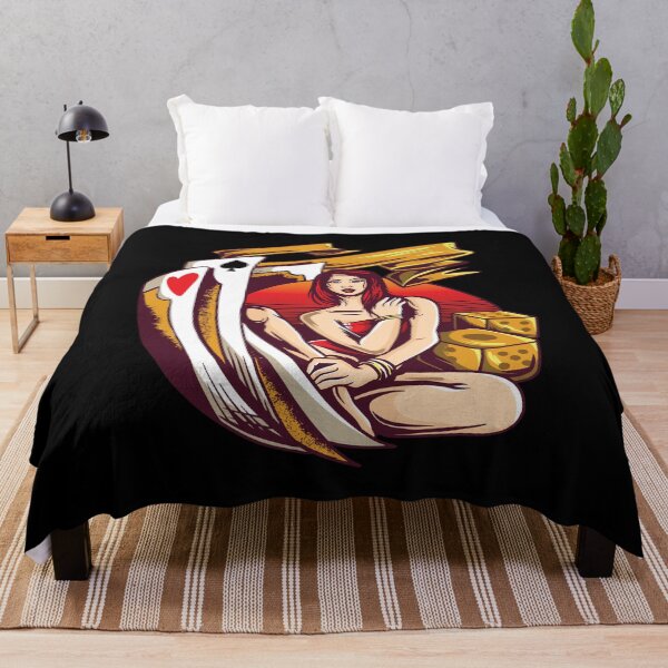 Item preview, Poker Lady Texas Holdem Cartas designed and sold by MooonTees.