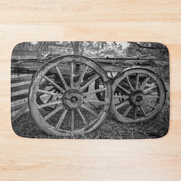 Item preview, Vintage 1850's Wagon at the Bendigo Pottery - B&W - Bendigo, Victoria, Australia designed and sold by Steven Jodoin.