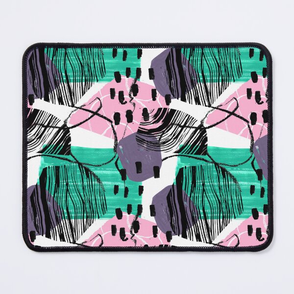 Item preview, Abstract // Pink, Black & Teal designed and sold by LaraElsieDesign.