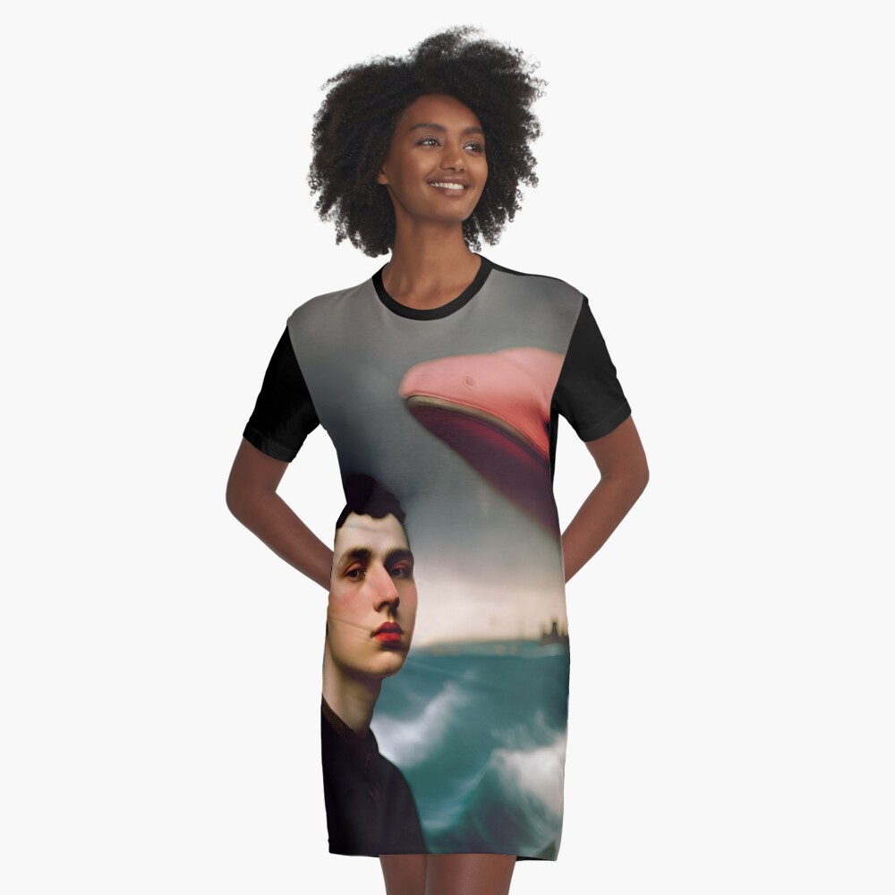 Item preview, Graphic T-Shirt Dress designed and sold by CONSTNTBLVR.