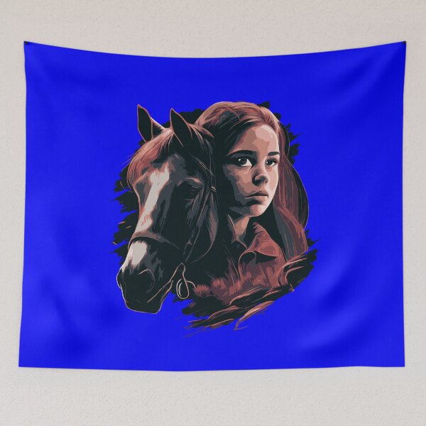 Item preview, Horse Lovers Design Girl And Her Horse designed and sold by fantasticdesign.