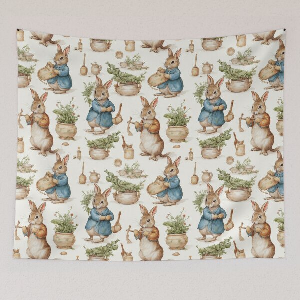 Item preview, Peter rabbit watercolour designed and sold by inkscribecrafts.