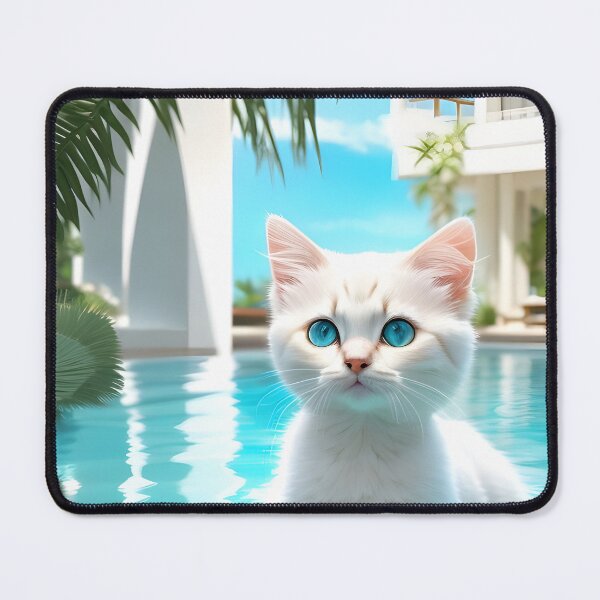 Item preview, Little kitten in the pool paradise designed and sold by YuniaMiyu.
