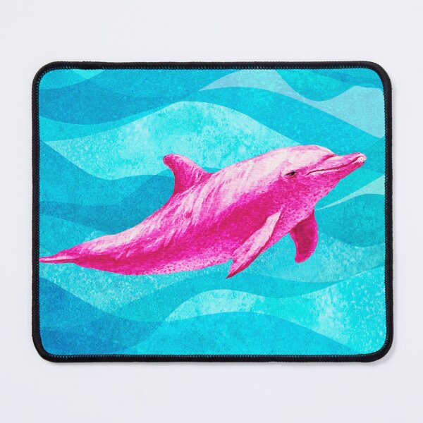 Item preview, Pink River Dolphin in Oceanic Grace: Aquatic Wildlife Art designed and sold by TEEJAMBOREE.