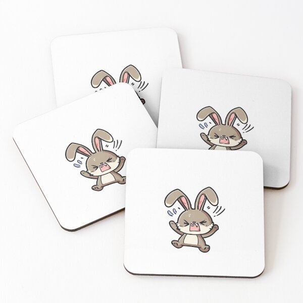 Item preview, Cute Animals - Alphabetic Animals and Personalities - Raging Rabbit designed and sold by CaptTaters.