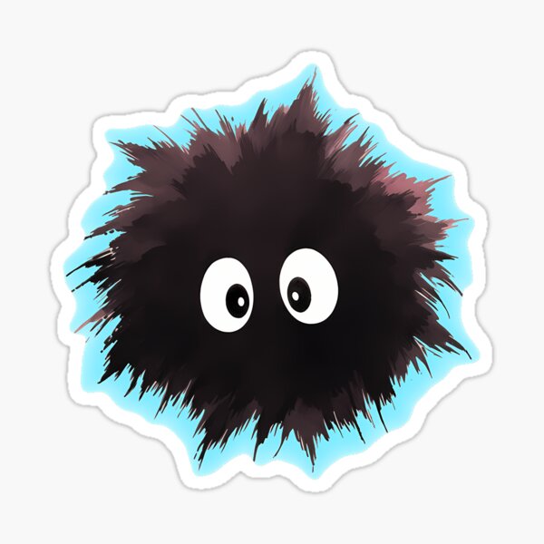 Dust Ball Soot Sprite - Vinyl Decal Sticker for Wall, Car, iPhone