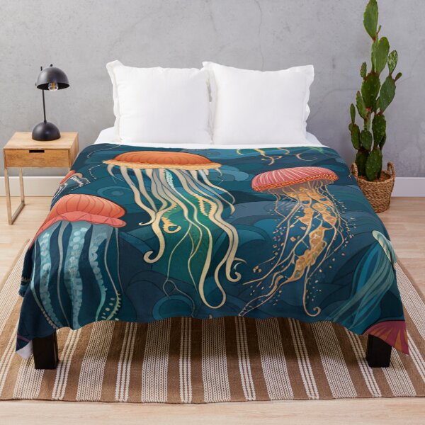 Item preview, Sea of Jellyfish Illustration designed and sold by Arkneer.