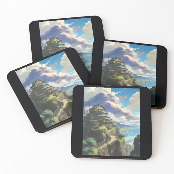 Item preview, House Above the Clouds - A Dreamy Anime Artwork  Top	 designed and sold by sduucvpkmwz65.