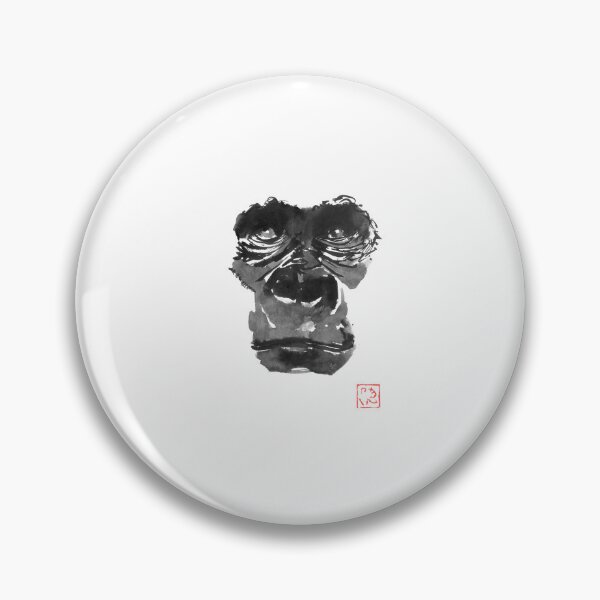 Item preview, gorilla face designed and sold by pechane.