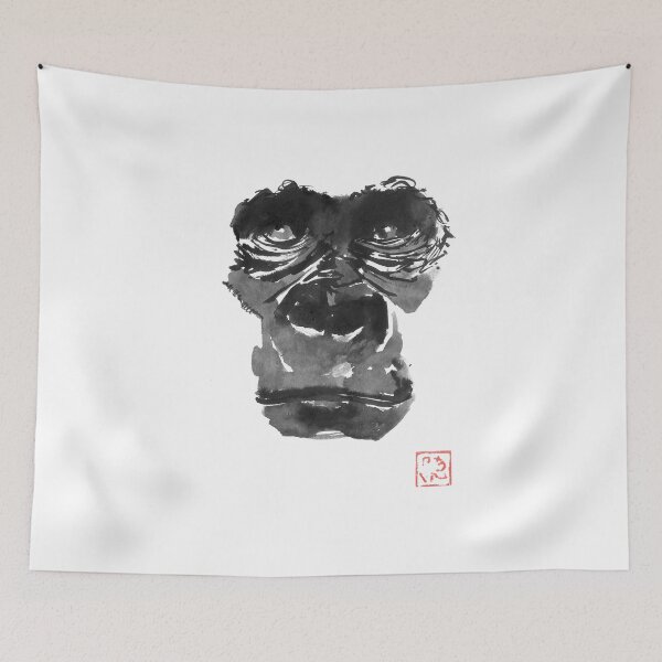 Item preview, gorilla face designed and sold by pechane.