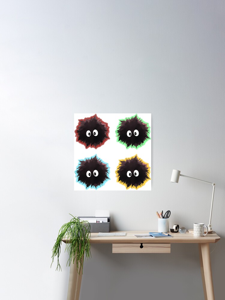 Soot Sprite - Green Border Poster for Sale by GAM3SD3AN