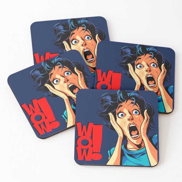 Item preview, Scream WOW! Cartoon like comic art designed and sold by SteadyRolling.