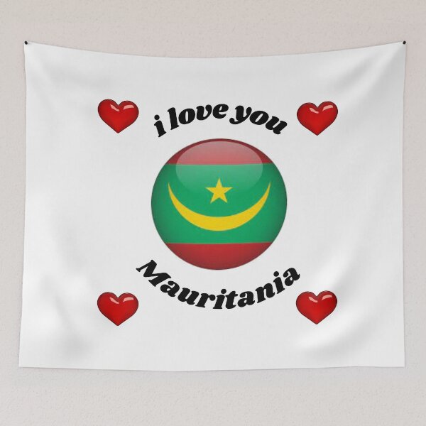 Item preview, mauritania flag designed and sold by CARANIACLS.
