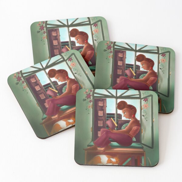 Item preview, City Reader Enjoys Her Book designed and sold by Kita Parnell.