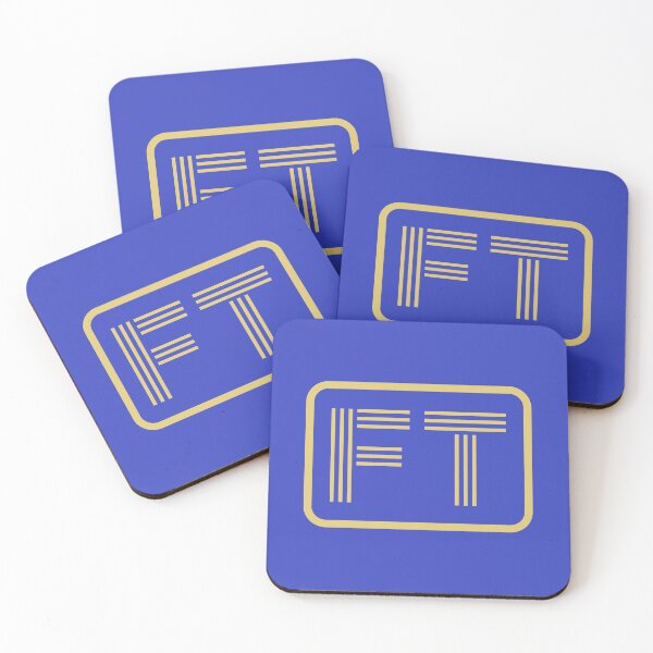 Item preview, FT Initials Gold Geometric Letters designed and sold by Jeallan Designs.