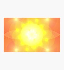 Gold Orange Lights Photographic Print