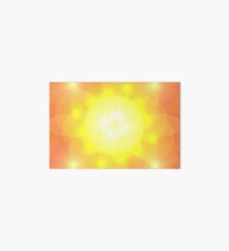 Gold Orange Lights Art Board