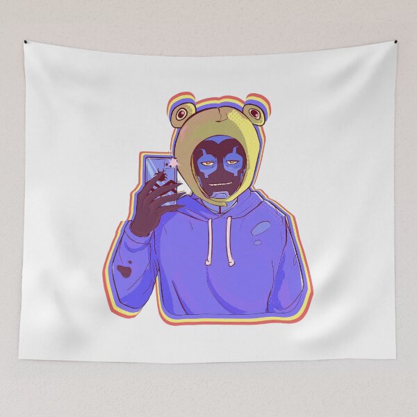 Item preview, Blue Beetle Movie he wears a cute bear hat designed and sold by WalkerJoe.