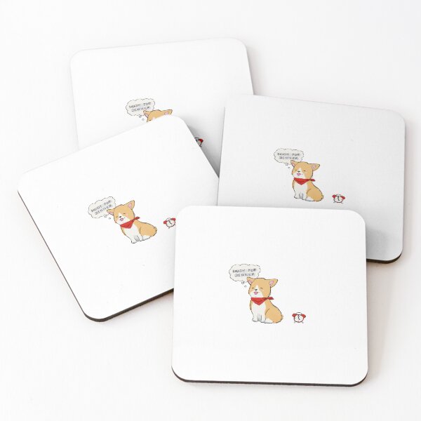 Item preview, Ready for Dinner Corgi Dog designed and sold by haakondesign.