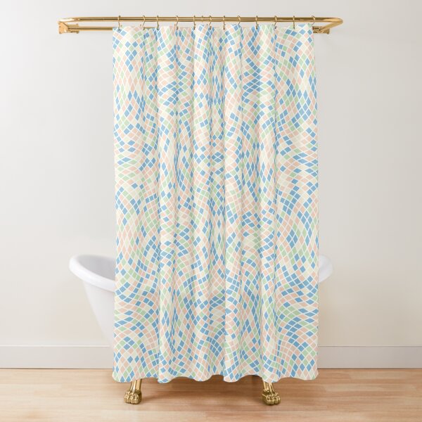 Yellow Shower Curtain Liner Blue Flowers Waterproof Fabric Bathroom Decor  Set with Hooks Bathtub Privacy Screen The Irises by Van Gogh 200Bx180Lcm :  : Home