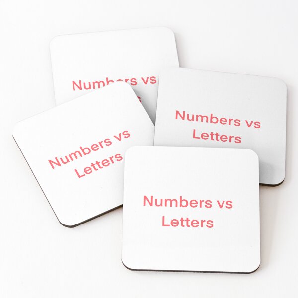 Item preview, A screen shown up with Numbers versing Letters. designed and sold by lukesubbby.