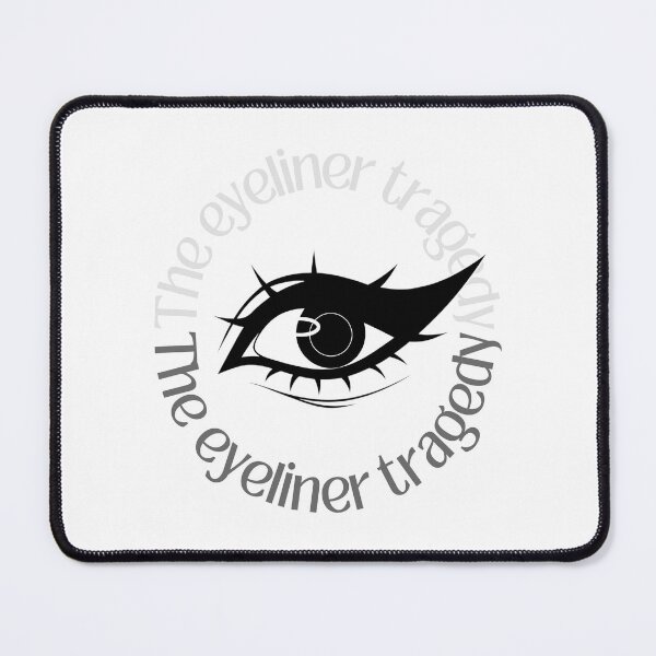 Item preview, The Eyeliner Tragedy | Eyeliner Memes Bold Wing designed and sold by ObsidianDaz.