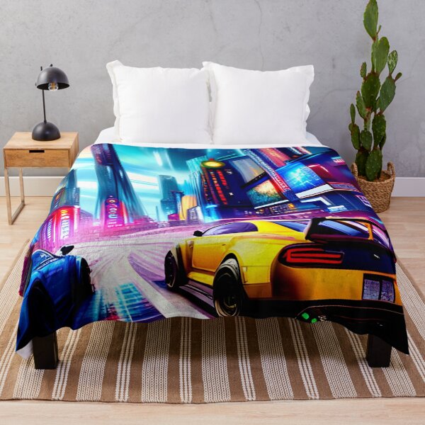 Item preview, Blue V's Yellow Nitro Racing designed and sold by Ink Art Design.