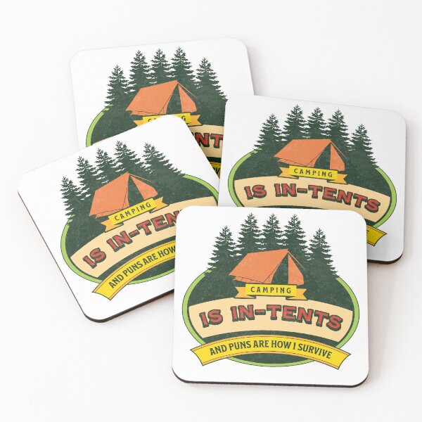 Item preview, Camping is In-Tents and Puns are How I Survive designed and sold by ClaytownTees.