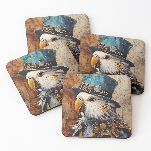 Item preview, Steampunk: AI Budgie designed and sold by midmonty.