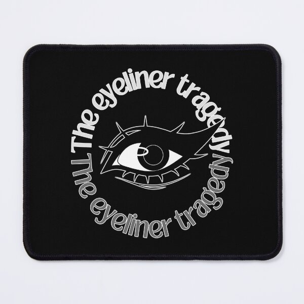 Item preview, The Eyeliner Tragedy | Eyeliner Memes Bold Wing designed and sold by ObsidianDaz.