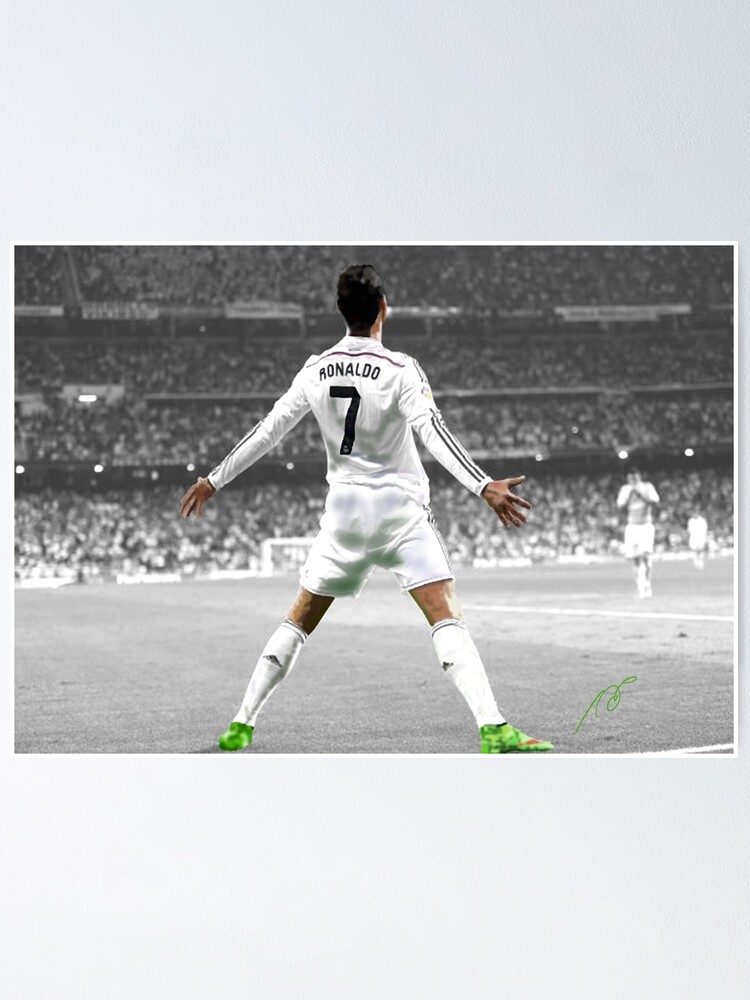 Cristiano Ronaldo 7 Poster By Tdcartoonart Redbubble