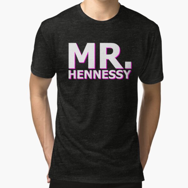 Mr Hennessy Logo Tri-blend T-Shirt