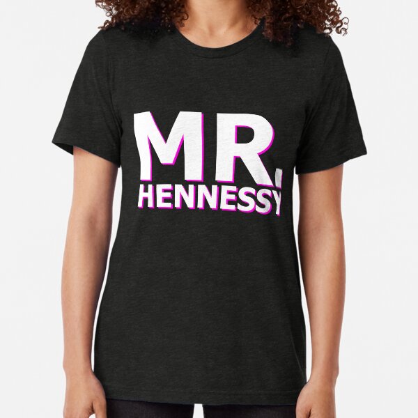 Mr Hennessy Logo Tri-blend T-Shirt
