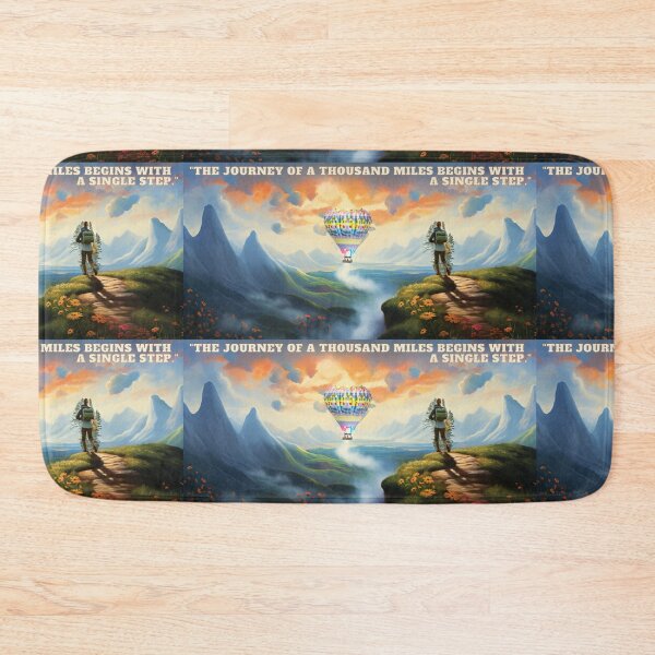 Item preview, The journey of a thousand miles begins with a single step. designed and sold by warayut.