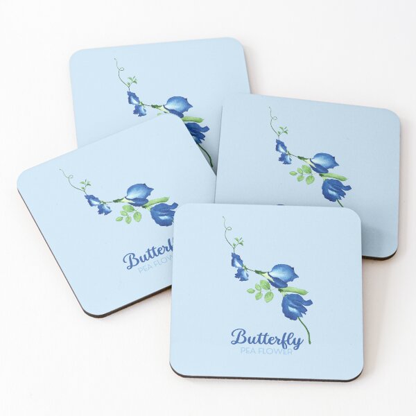 Item preview, butterfly pea flower designed and sold by Wordsmith-Wear.